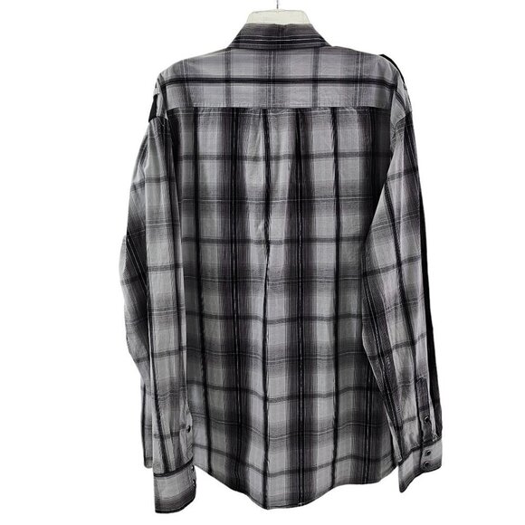 Southpole Premium Western Wear Snap Buttons Long Sleeve Shirt w/ Pockets – 4XL - Picture 2 of 15